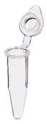 0.2ml frosted flat cap PCR tube, Clear