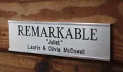 2”x 8” Plastic Stall Plate
