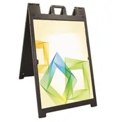 A-Frame Sign w/ (2x) 24 x 36 Custom Coroplast Boards, Double-Sided