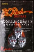 BC Rich BCRSK3 Skull Knob 3 Pack Electric Guitar Volume Tone Replacement Knob