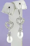 Sterling Silver Heart Earrings