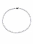 A Grade Light Lavender Jade 6mm Beads Necklace
