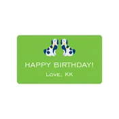 ANTIQUE DOGS PERSONALIZED GIFT STICKERS