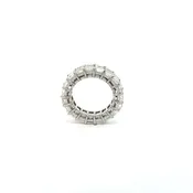 Diamond Eternity Band 3.20ct | 14K White Gold