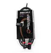 Accu-Cable AC3PDMX, 3-Pin Male To 3-Pin Female Connection DMX Cable