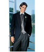 Chaps Ralph Lauren Black Cutaway
