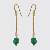 Apatite Accent Drop Earrings