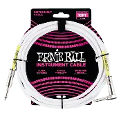 10' Instrument Cable White RA End