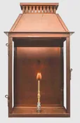 Boston Copper Gas or Electric Lantern - Wall Mount