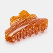 Baby Nimbus Hair Claw, Caramel Plaid