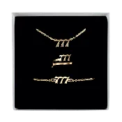 777 Angel Number Jewelry Set