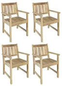 BURGANDY ARM CHAIR - 4 pack
