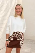 Aja Ortho Solid Top in Off White