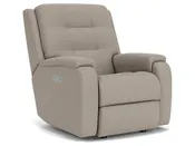 Arlo Fabric Power Rocking Recliner with Power Headrest &amp; Lumbar