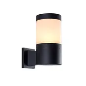 VONN 11" Modern 5-Watt LED Outdoor Wall Sconce in Matte Black | VOW1756BL