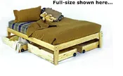* The Pine Plateau - the Ultimate Solid Wood Platform Bed