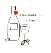 Cocktail Napkin-Dear Santa I Tried