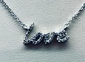 Robert Lance Jewelers & MERITZ-14 Karat White Gold Love Diamond Pendent