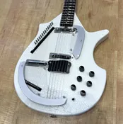 Danelectro Coral Electric Sitar Guitar - White Crackle — Andy Babiuk's Fab Gear