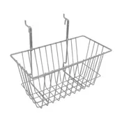 12" × 6" × 6" Gridwall/Slatwall Basket