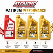 Atlantic Full Synthetic Engine Oil - 6 Quartz / Case