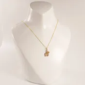 10KYG KU Jayhawk Necklace