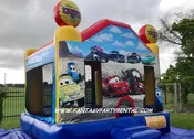 Cars full face bounce house