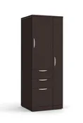 Espresso Wardrobe Cabinet