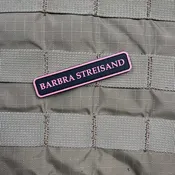 Barbra Streisand PVC Morale Patch