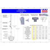 20ft Commercial Fiberglass Flagpole