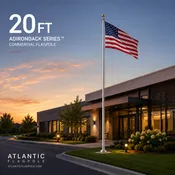 20ft Adirondack Series™ Commercial Flagpole