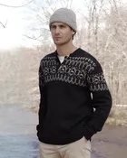 Alpaca Print Sweater