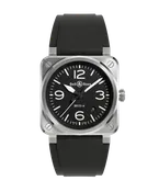 BELL & ROSS-BR-03 BLACK STEEL

41 mm - BR03A-BL-ST/SRB
