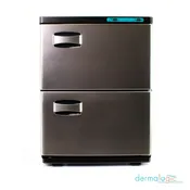 Dermalogic 40L Double-Door Stainless Steel Salon Towel Warmer Cabinet