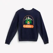 Campfire Fleece Crewneck | Navy