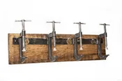 Industrial C-Clamp Coat Rack