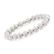 12MM Silver Ball Stretch