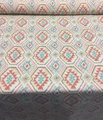 45'' Mill Creek Epachi Panorama Peach Spice Ethnic fabric