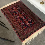 33"x64" Baloch/Balochi Tribal Hand Knotted Persian Rug