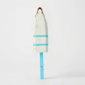 21" Leather-Strapped Wood Buoy - Made in Maine