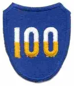100th Infantry Division Patch Old Design