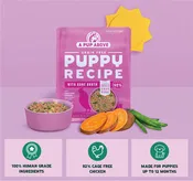 A Pup Above Puppy Recipe Grain Free Frozen Dog Food