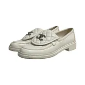 Chanel Quilted Leather Loafers - Size 38