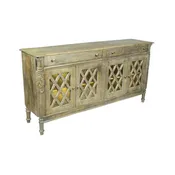 Brookfield Solid Wood 4 Door Large Sideboard