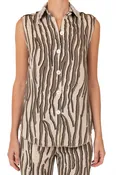 Jungle Cream Taupe Sleeveless