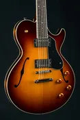 Collings SoCo Semi-Hollow Body European Spruce and Mahogany Iced Tea Burst with Ron Ellis Pickups