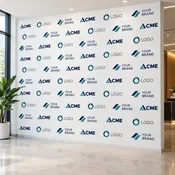Brand & Business Step and Repeat Wall Graphics