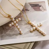 18K Gold Plated Artificial Pearl Necklace | 2 Styles!
