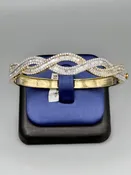 10KT Gold 2.48CT Diamond Ladies Bangle