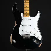 2024 Fender Custom Shop Limited Fat 1954 Stratocaster Relic Aged Black | Preowned